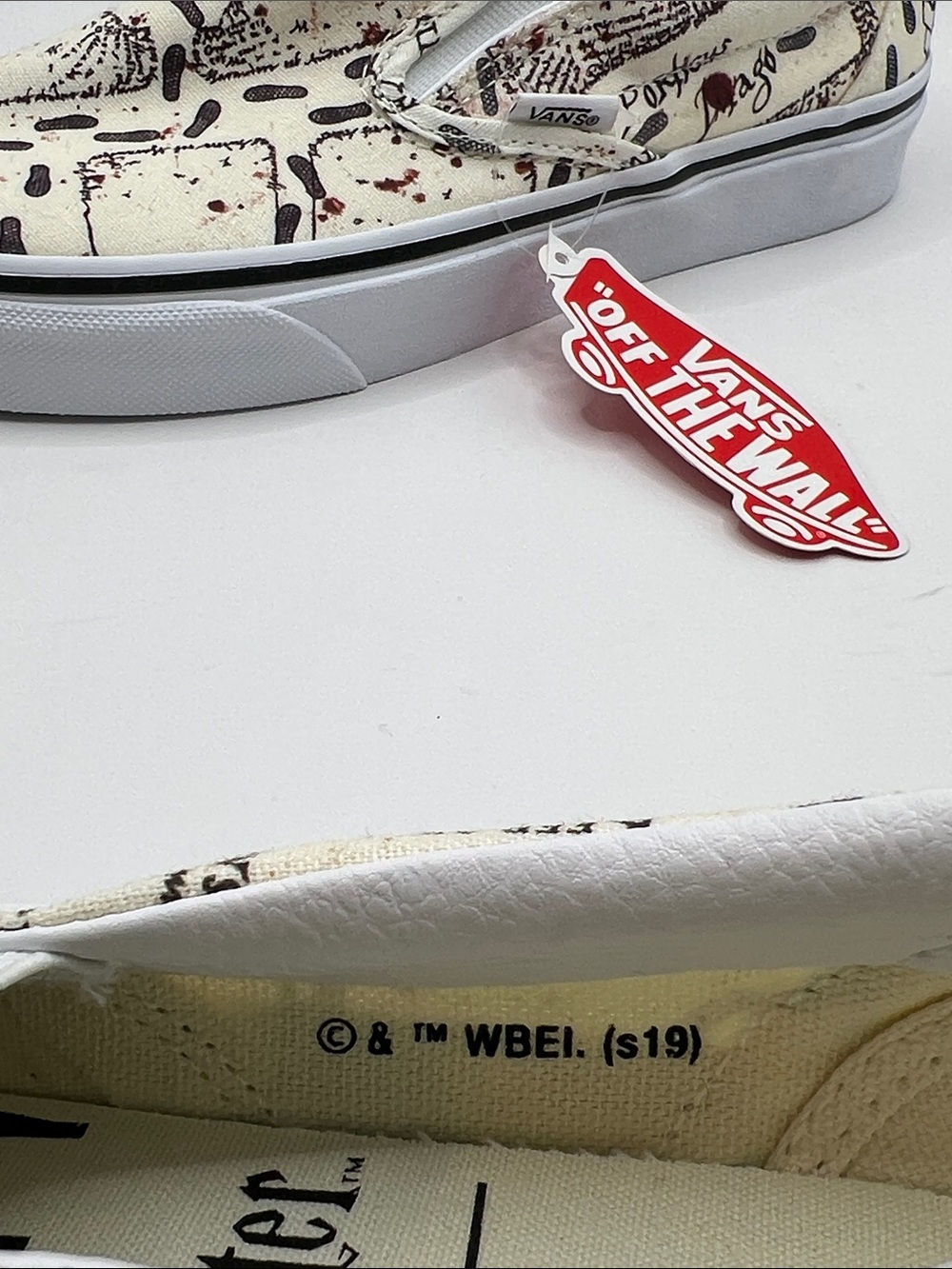 Vans Harry Potter Marauders Map Classic Slip-On - Picture 8 of 9